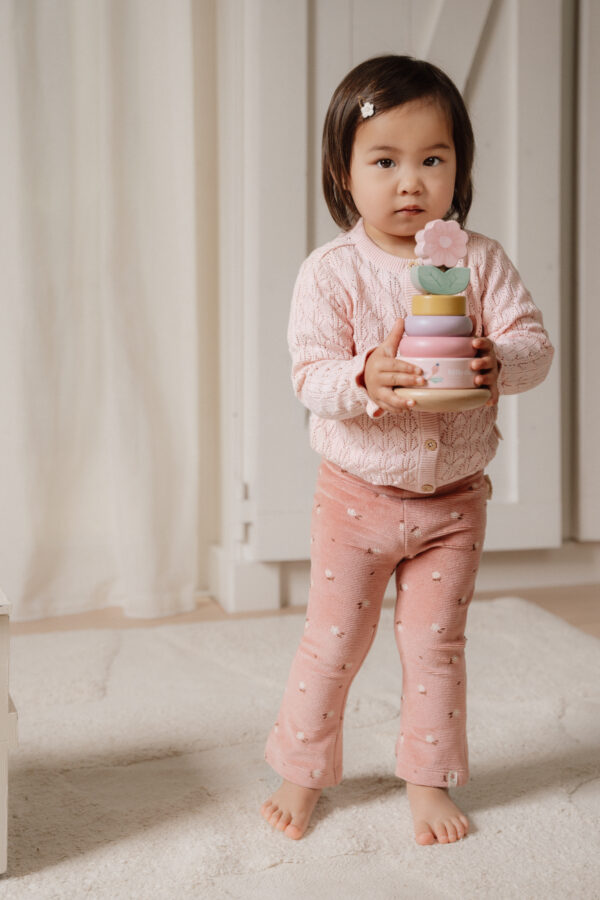 Rocking ring stacker wood - Fairy Garden FSC